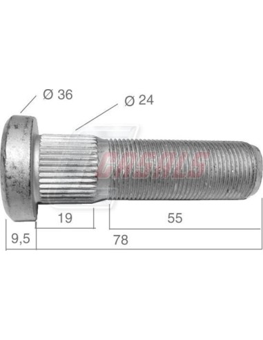 Tornillería de rueda CASALS 21541