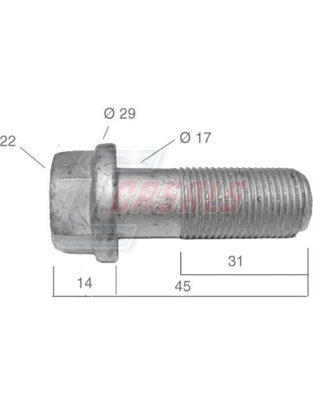 Tornillería de rueda CASALS 21542