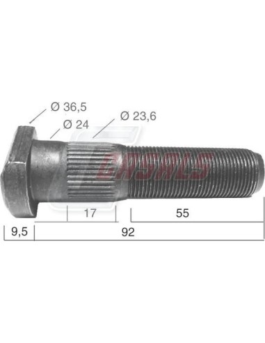Tornillería de rueda CASALS 21544
