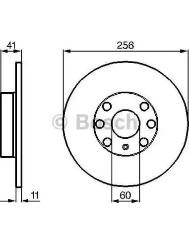 Disco de freno Bosch 986478880