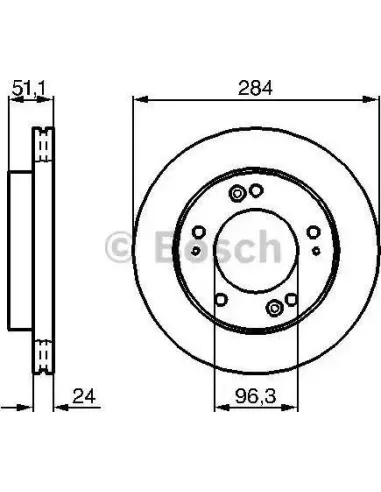 Disco de freno Bosch 986479020