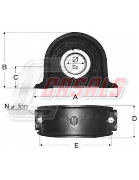 Soporte de transmisión RENAULT CASALS ST11