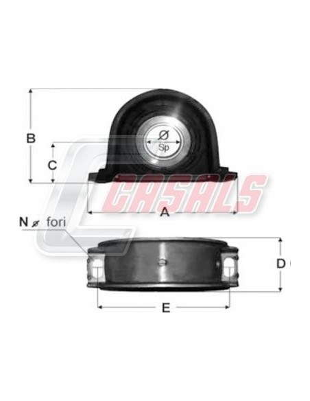 Soporte de transmisión RENAULT CASALS ST17