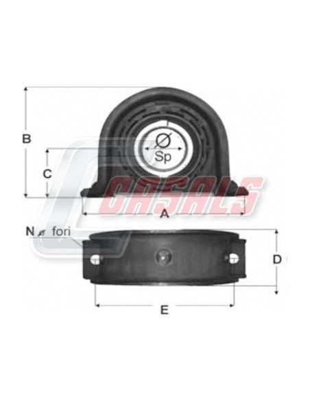 Soporte de transmisión RENAULT CASALS ST19
