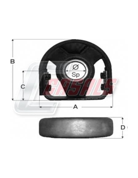Soporte de transmisión RENAULT CASALS ST32