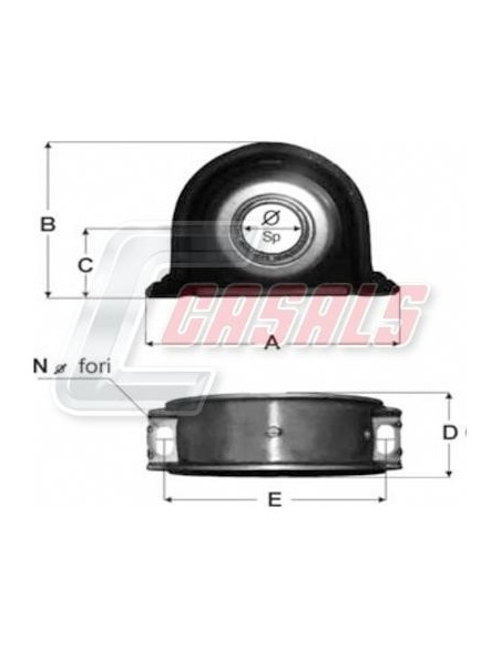 Soporte de transmisión RENAULT CASALS ST34