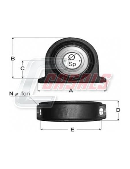 Soporte de transmisión CASALS ST63