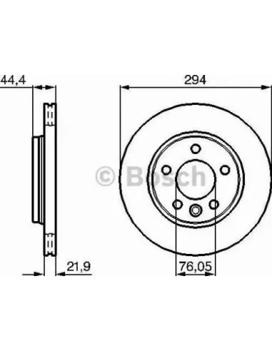 Disco de freno Bosch 986479097