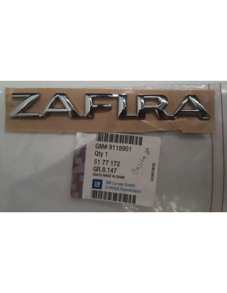 Moldura Opel 9118901 Monograma Trasero