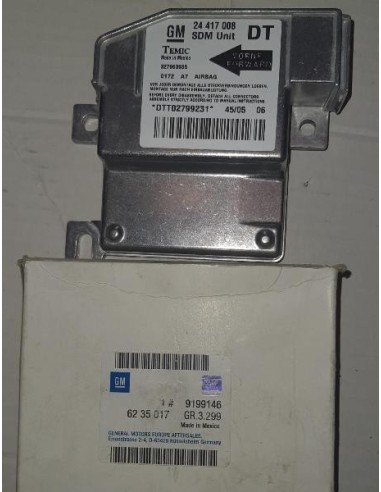 Recambio Opel 9199146 Unidad de Control Airbag...