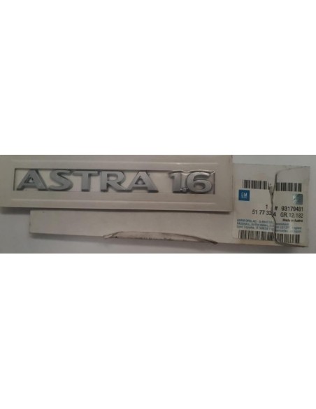 Recambio Opel 93179481 Insignia Astra 1.6