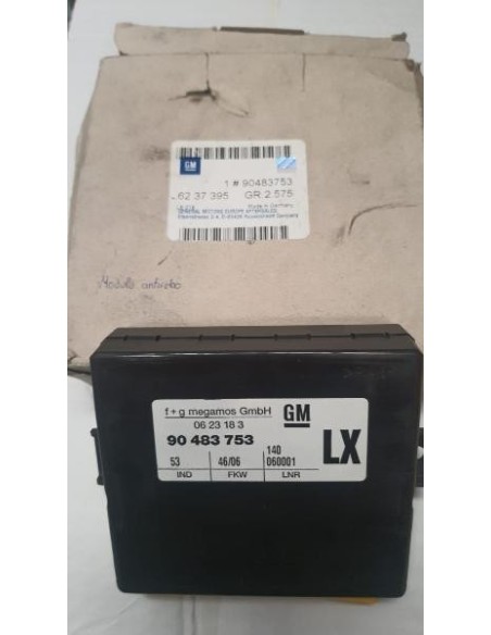 Recambio Opel 6237395 Módulo Antirobo Alarma Chevrolet Corsa y Astra