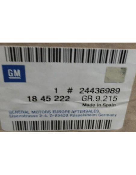 Recambio Opel 24436989 Impulsor de Aire Climatizador