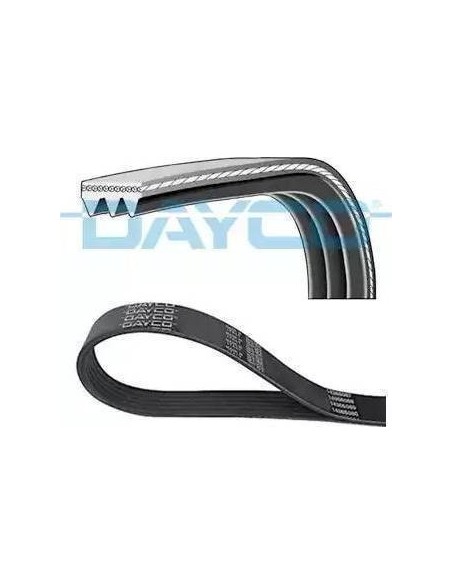 Correa auxiliar Poly-V Dayco 3PK815 3 canales 815 mm