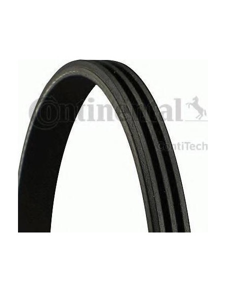 Correa auxiliar Poly-V Continental 3PK1020 3 canales 1020 mm
