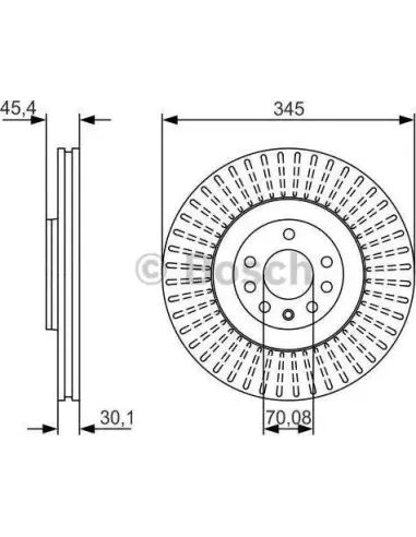 Disco de freno Bosch 0986479A24