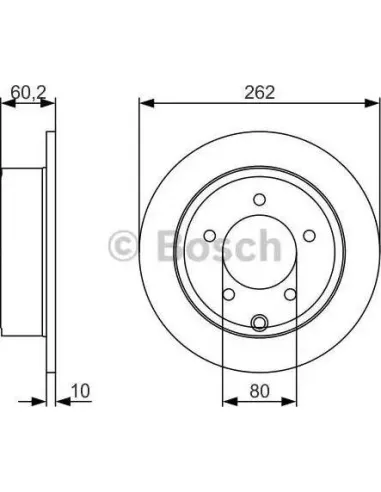 Disco de freno Bosch 0986479A39