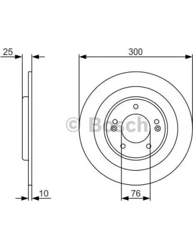 Disco de freno Bosch 0986479A46