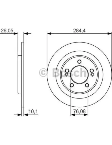 Disco de freno Bosch 0986479A47