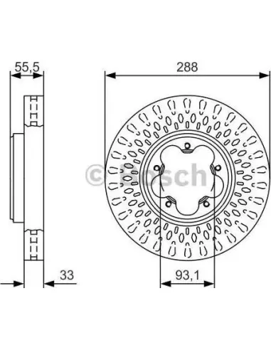 Disco de freno Bosch 0986479A49