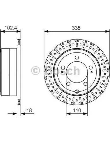 Disco de freno Bosch 0986479A61