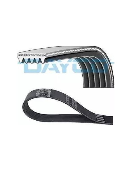 Correa auxiliar Poly-V Dayco 5PK825 5 canales 825 mm