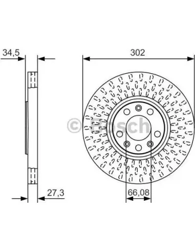 Disco de freno Bosch 0986479A88