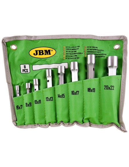 Set de 14 Llaves Pipa de Doble Boca JBM 53420