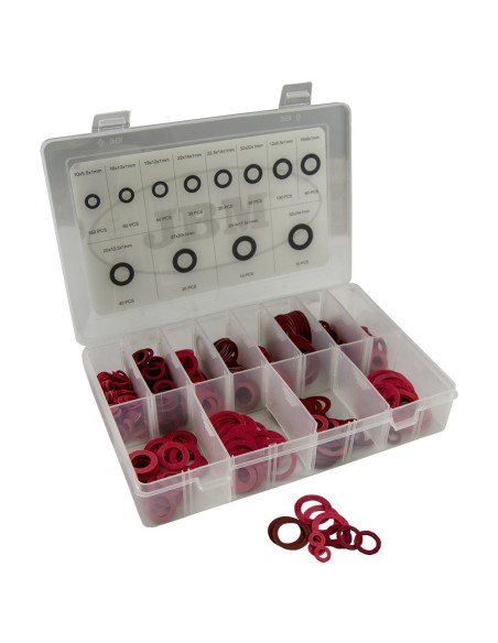 Surtido de Arandelas de Fibra 600PCS JBM 53381