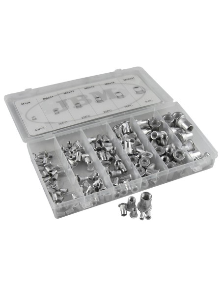 Estuche de Remaches Tuerca 150PCS JBM 53361