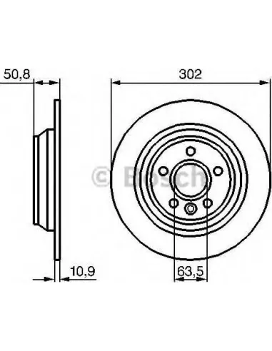 Disco de freno Bosch 0986479B94