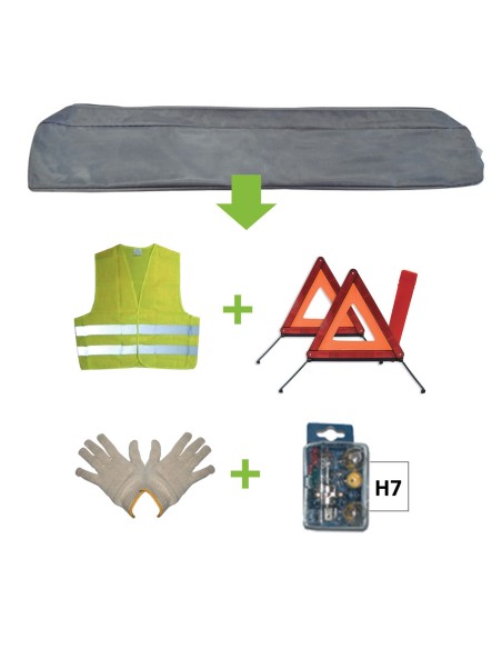 Kit de Emergencia Completo - Bolsa Plana JBM 52774 x2