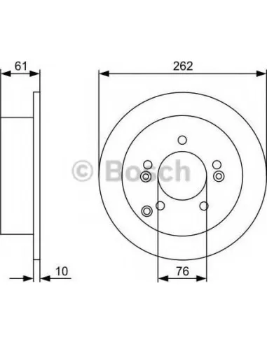 Disco de freno Bosch 0986479C03