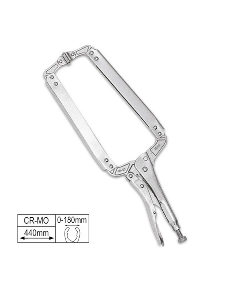 Mordaza de Soldadura con Pletina JBM 52512 0-155mm