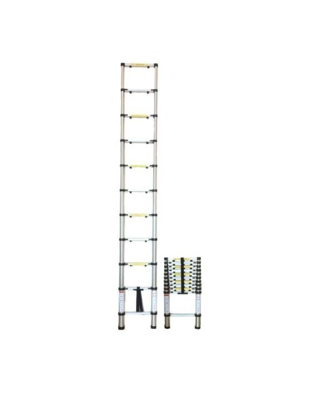 Escalera Telescópica 10 Pasos JBM 51983 3200mm 930mm