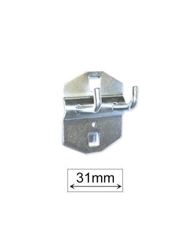 Gancho 2 Picos Cortos JBM 51655 31mm