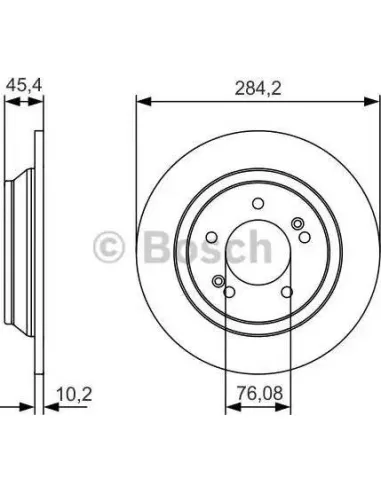 Disco de freno Bosch 0986479C39