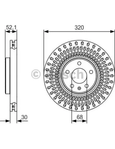 Disco de freno Bosch 0986479C49