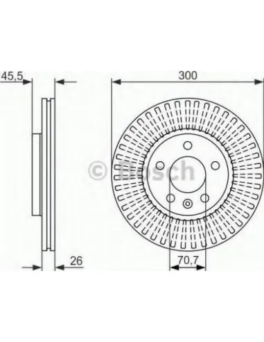 Disco de freno Bosch 0986479C56