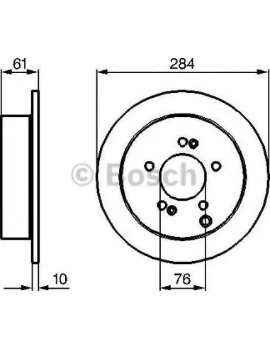 Disco de freno Bosch 0986479C61