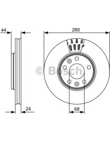 Disco de freno Bosch 0986479C62