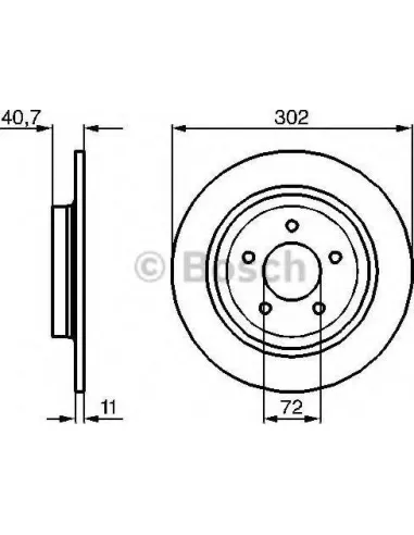 Disco de freno Bosch 0986479C69