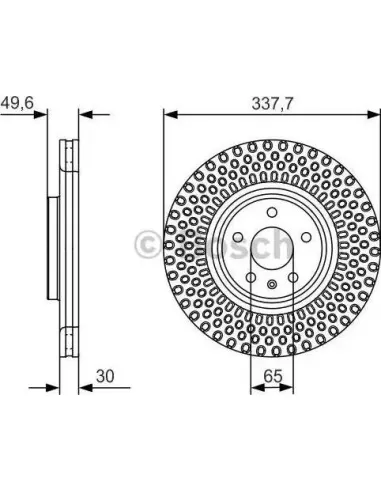 Disco de freno Bosch 0986479C90