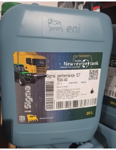 Aceite de Motor Eni i-Sigma Performance E7 15W-40 (Bidón 20 Litros)