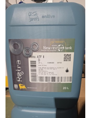 Aceite de Transmisión Eni Rotra ATF II D (Bidón 20 Litros)