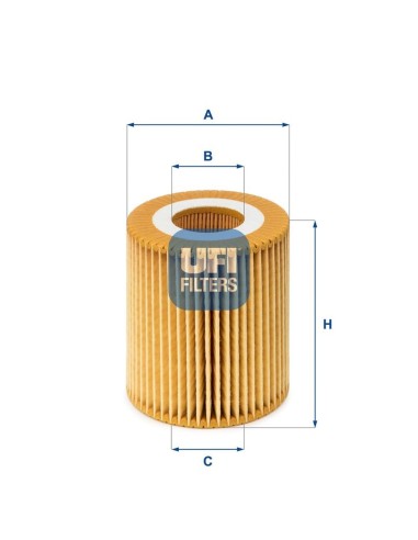 Filtro de Aceite Cartucho UFI 25.028.00 – BMW (OEM 11427508969)