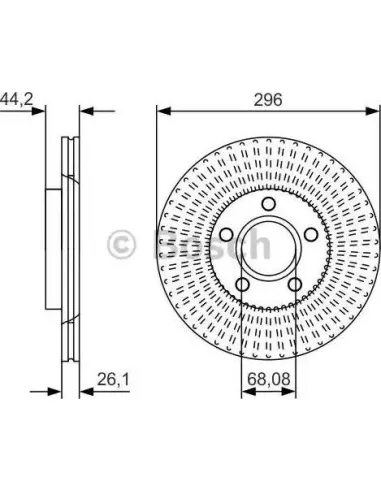 Disco de freno Bosch 0986479D15