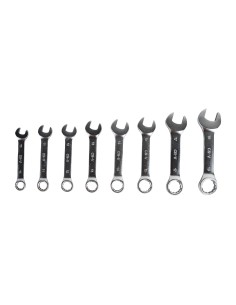 SET DE 8 LLAVES COMBINADAS CORTAS