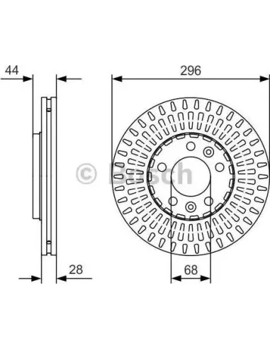 Disco de freno Bosch 0986479D30