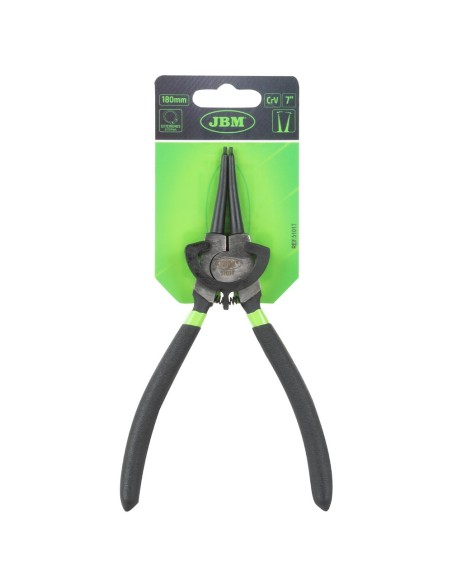ALICATE SEEGER PARA EXTERIORES CON BOCA RECTA 7" (180MM)